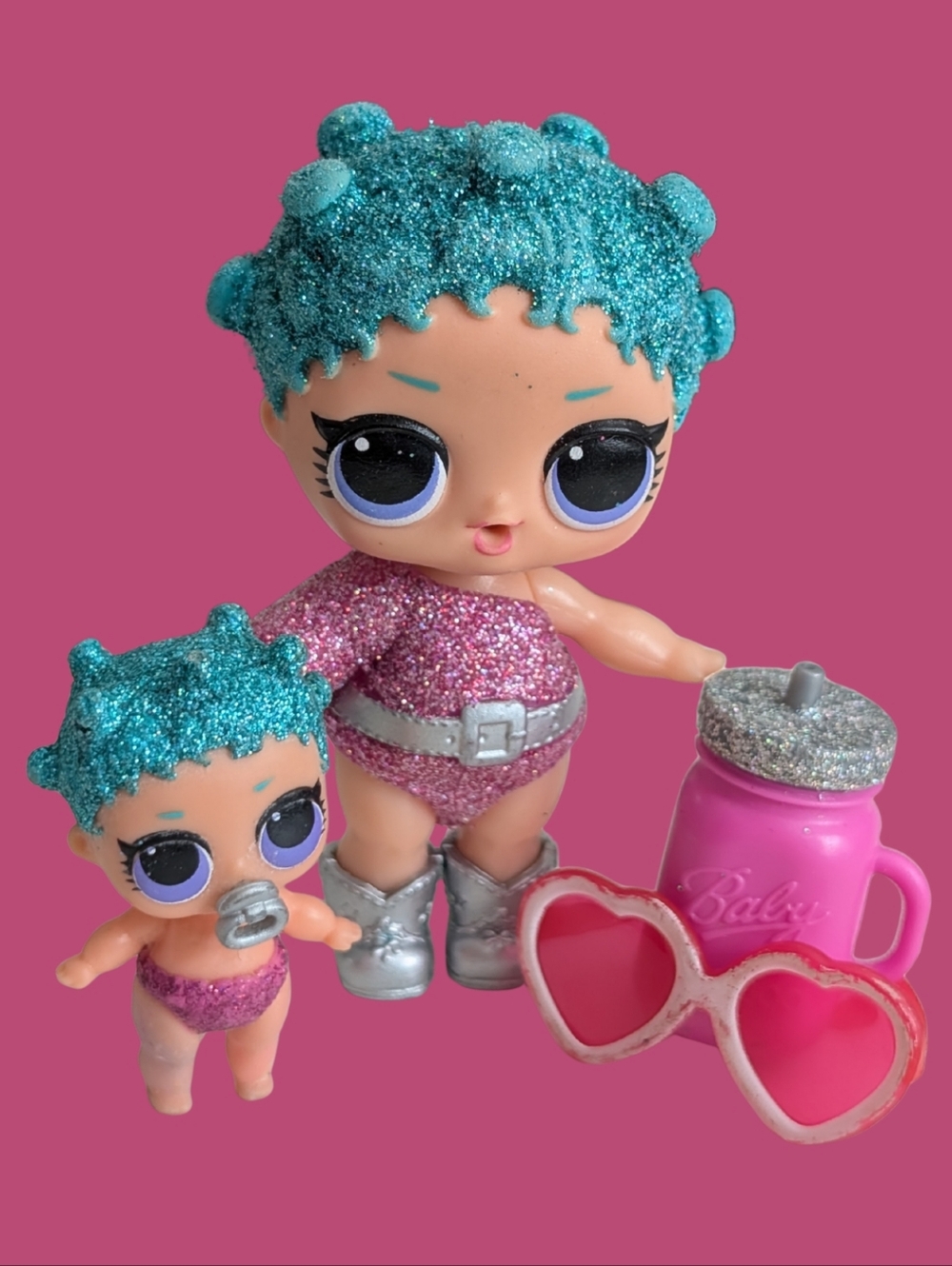 BOGO L.O.L. Surprise! Cosmic Queen and Lil Sis Series 1 Glitterati Club